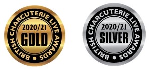 Charcuterie Live Awards logos Gold and Silver 2021